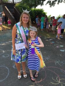 A princess in the Royal Peach Court 2015