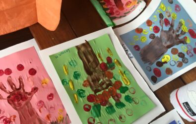 2015 Fall into Fun Festival in Crozet: Hand Painted Autumn Tree