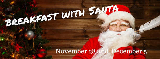 Breakfast with Santa Claus at the Orchard in Charlottesville