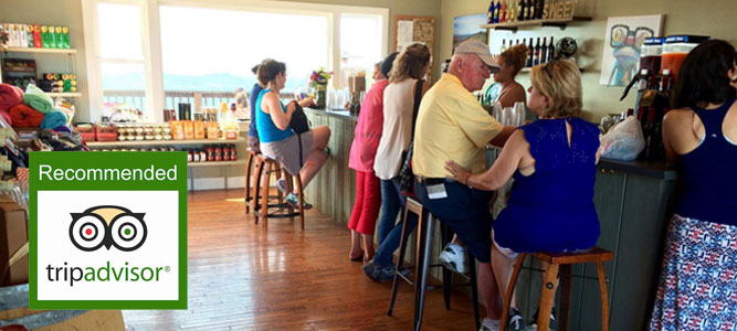 Photo of the Wine Shop at Carter Mountain taken by TripAdvisor user Tammi F., captioned "Hidden gem above Monticello"