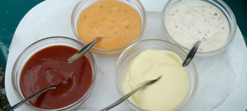 selection of dips