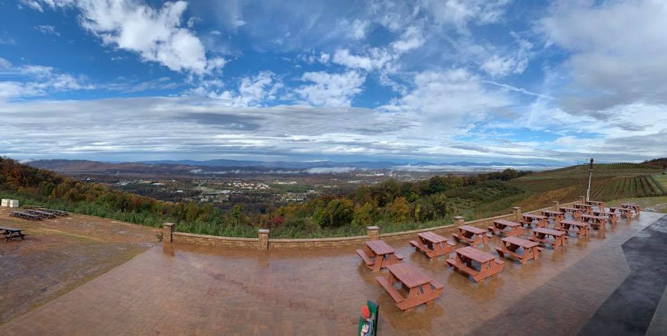 Patio with a view!