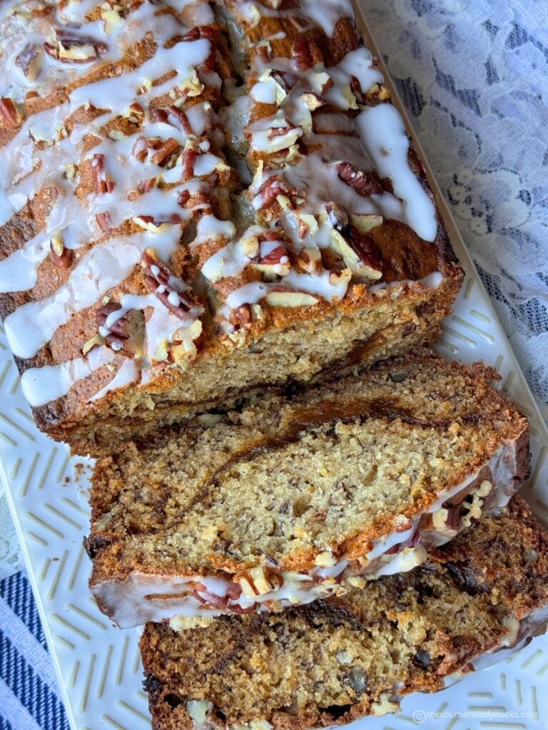 Apple butter banana bread