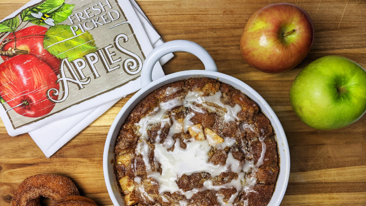 Carter Mountain Orchard's recipe for apple cider donut bread pudding