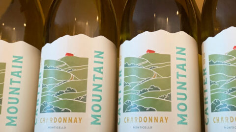 Carter Mountain Wine Chardonnay 2020 bottles