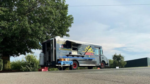 Little Manila food truck at Carter Mountain Orchard