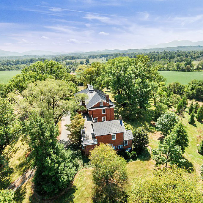 Aerial view of Chiswell Farm & Winery