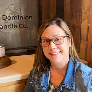 Stephanie Wagner, Candle Maker, Old Dominion Candle Co.