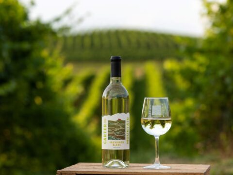 Carter Mountain Wine bottle - 2021 sauvignon blanc