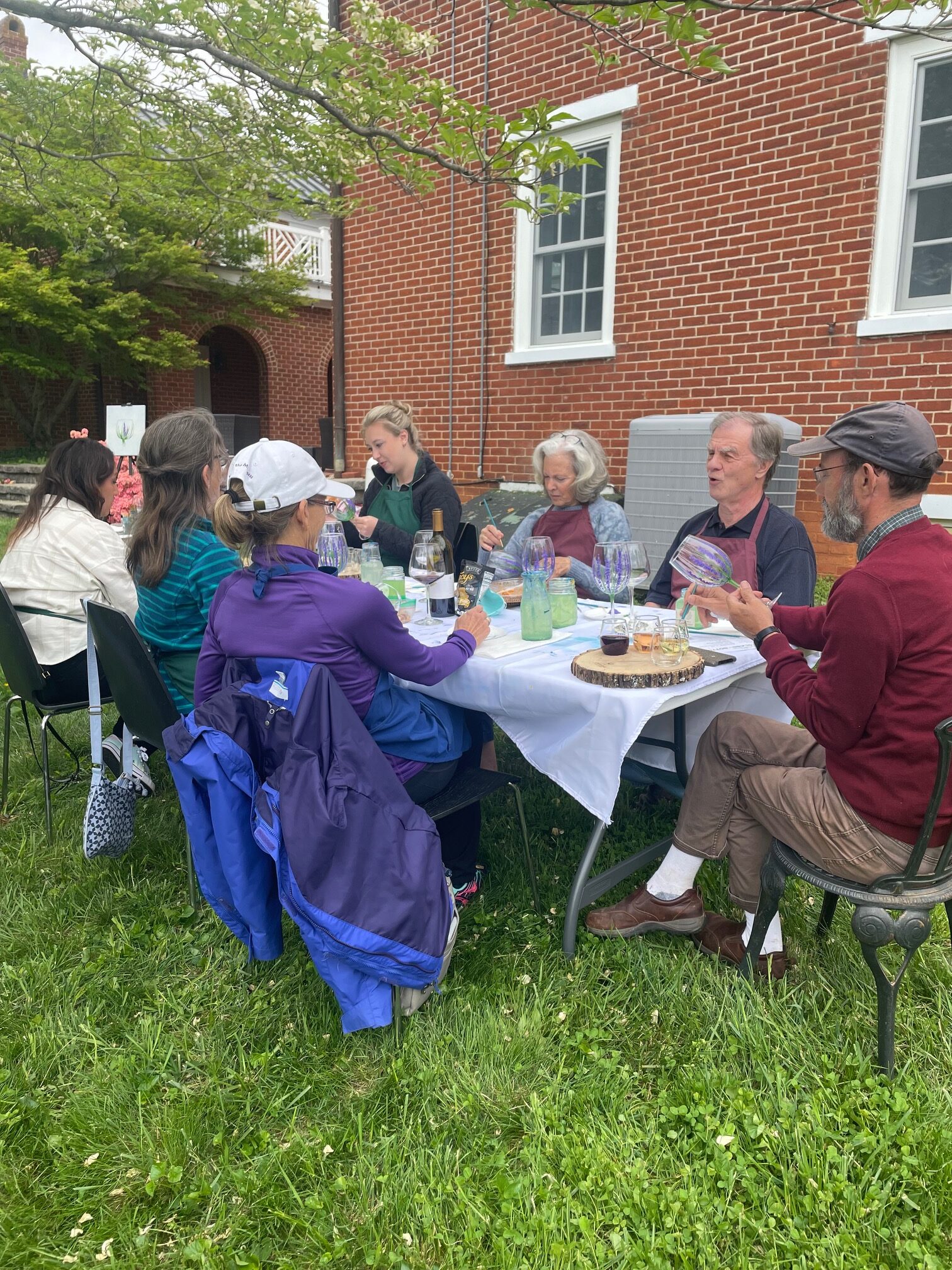 Paint & Sip Vibrant Sunset July 22, 2023 Chiles Peach Orchard