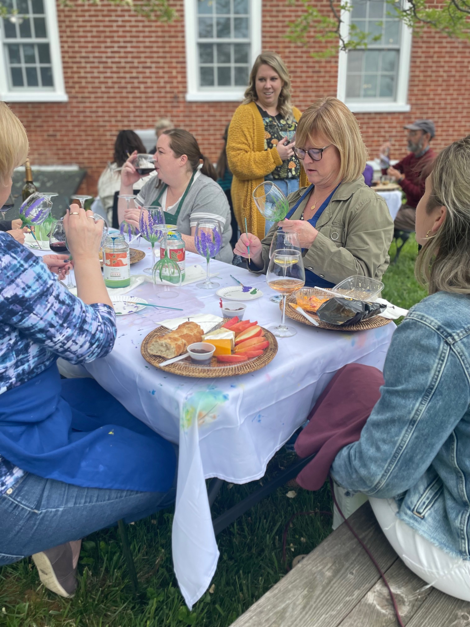 Paint & Sip Vibrant Sunset July 22, 2023 Chiles Peach Orchard