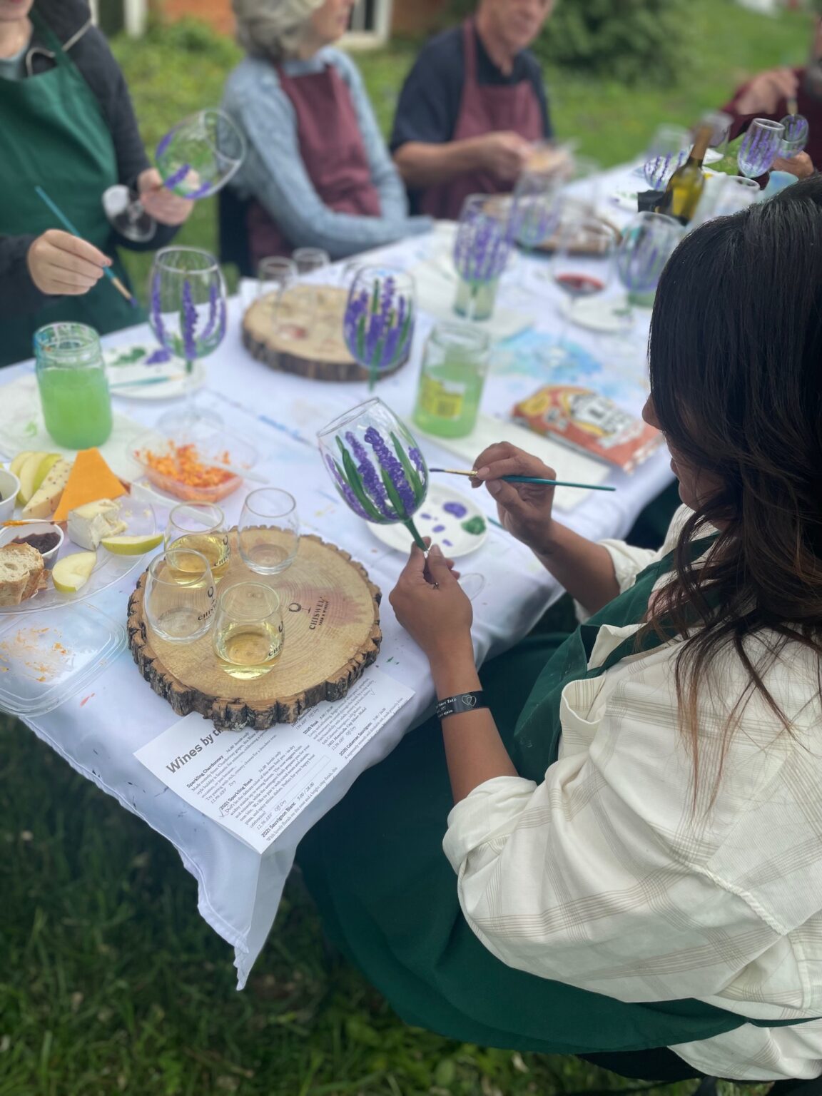 Paint & Sip Sunflowery Day June 10, 2023 Carter Mountain Orchard