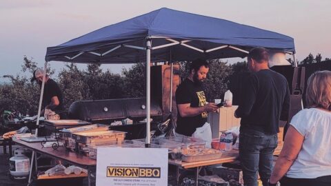 Vision BBQ food truck at Carter Mountain