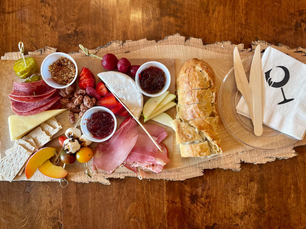 Charcuterie Board for Summer Sundown events at Chiswell Winery