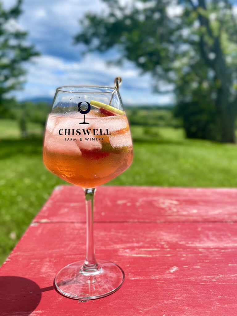 Summer Sundown Spritz at Chiswell Winery