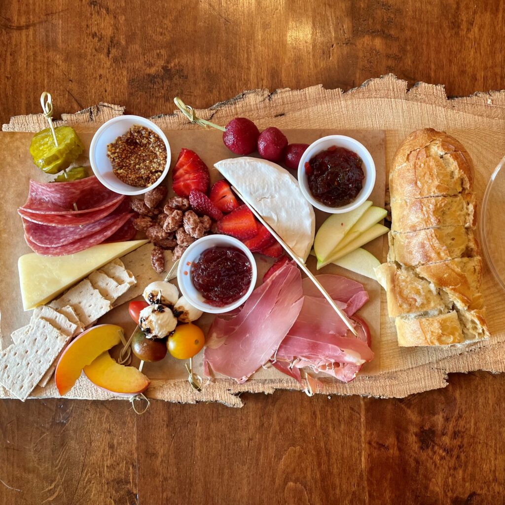 The Estate Board of charcuterie at Chiswell Winery