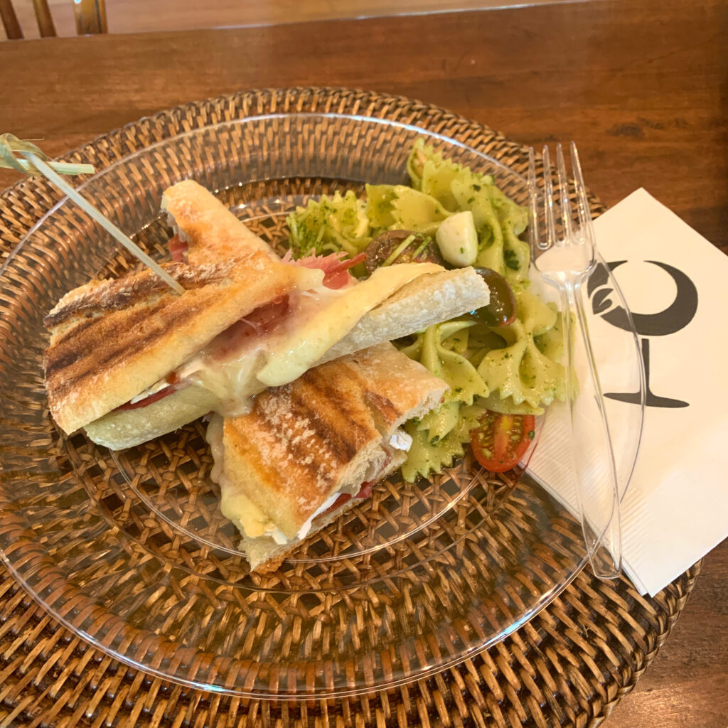 Greenwood panini at Chiswell Farm & Winery