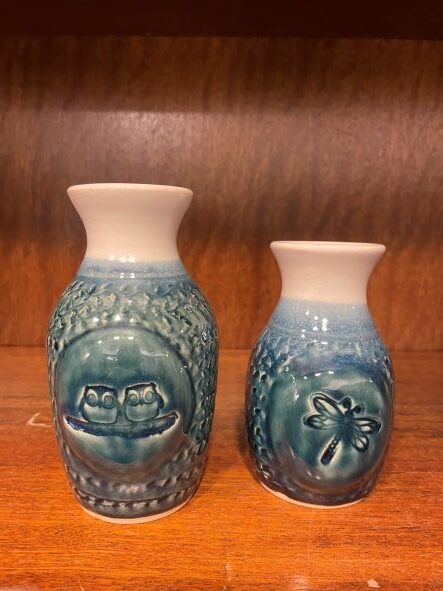 Two owls pottery