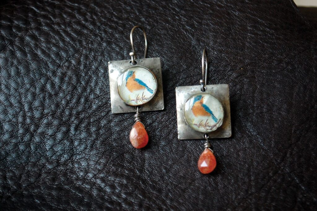 sarah canady bird earrings