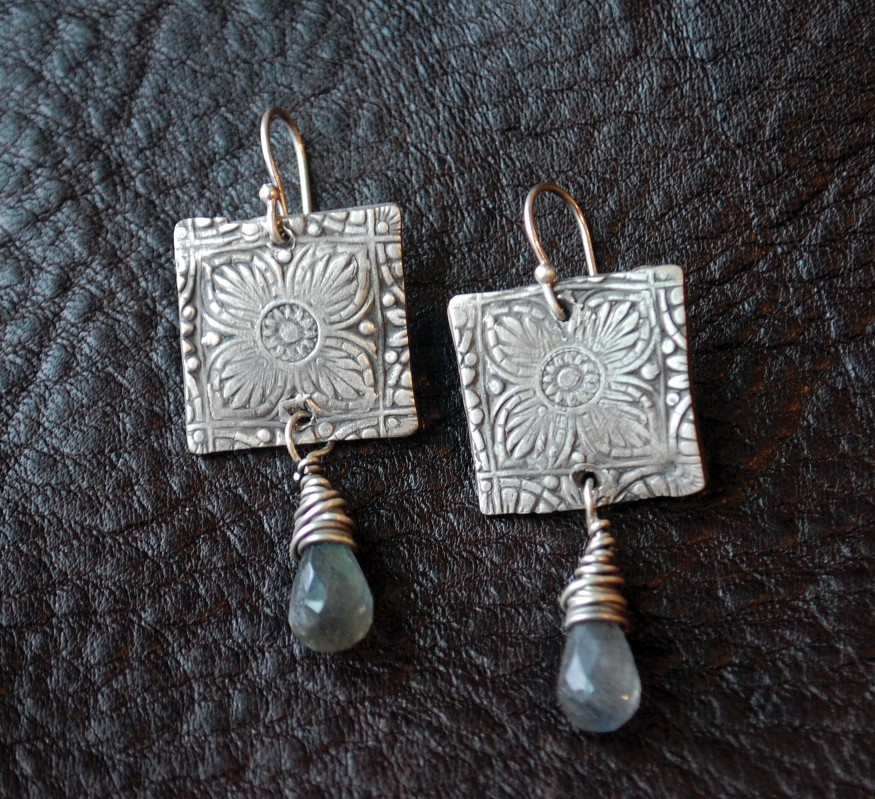 sarah canady flower earrings