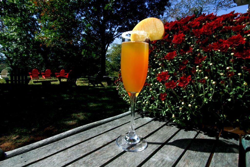 Seasonal CiderMosa at Chiswell Farm & Winery