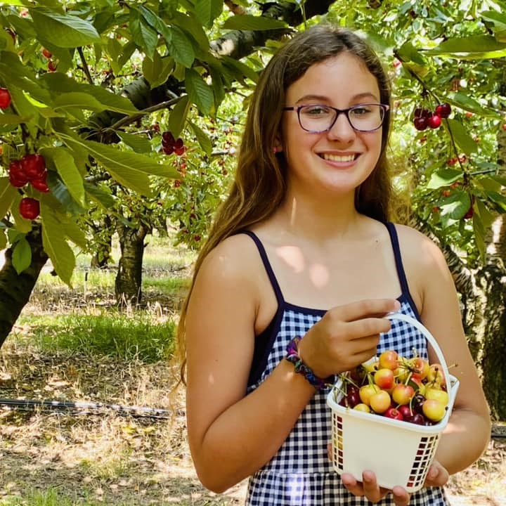 Facebook photo of girl at spring valley orchard