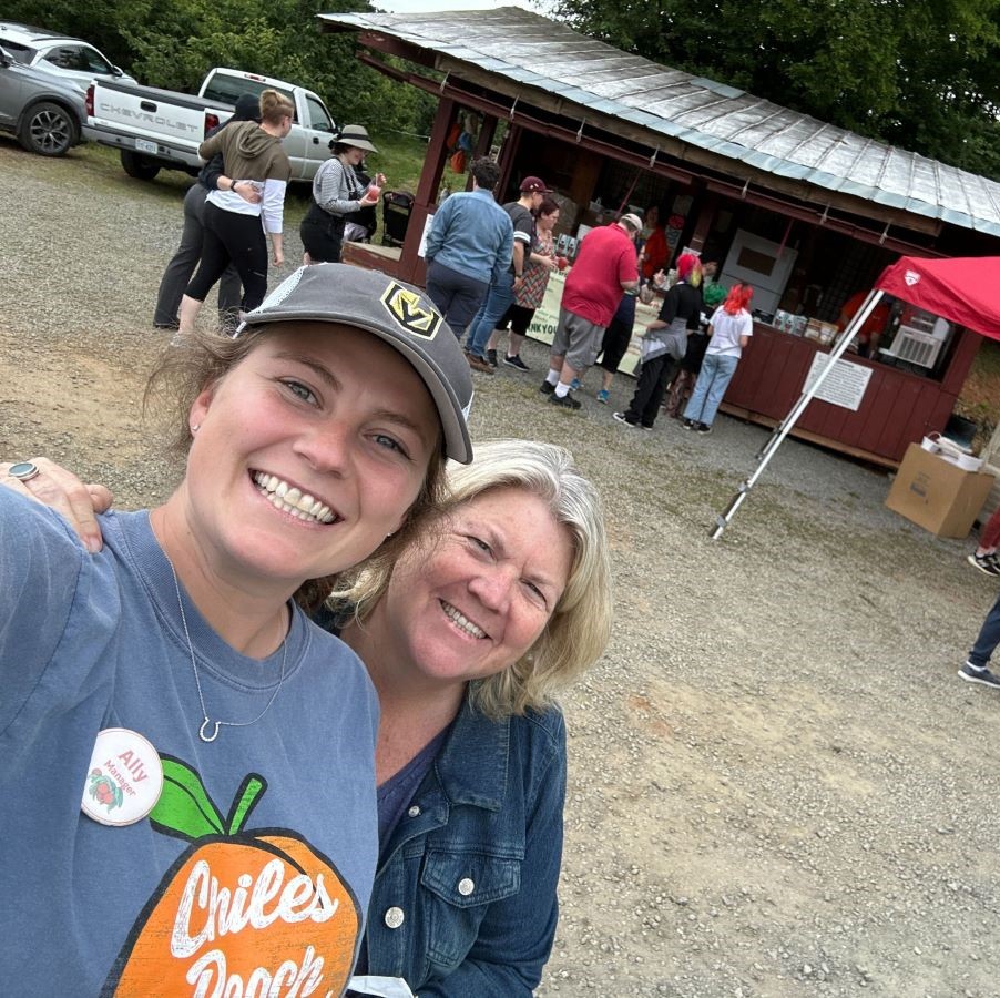 Ally and Cynthia Chiles at Spring Valley Orchard