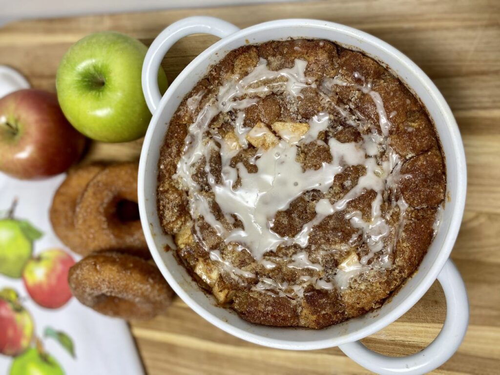 bread pudding recipe that uses cider donuts