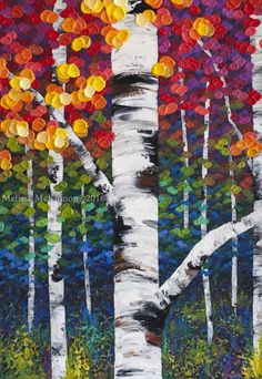 Birch Tree painting by Adam Reinhard