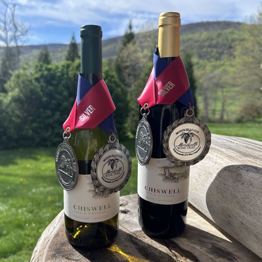 2024 Monticello Cup silver medal wines