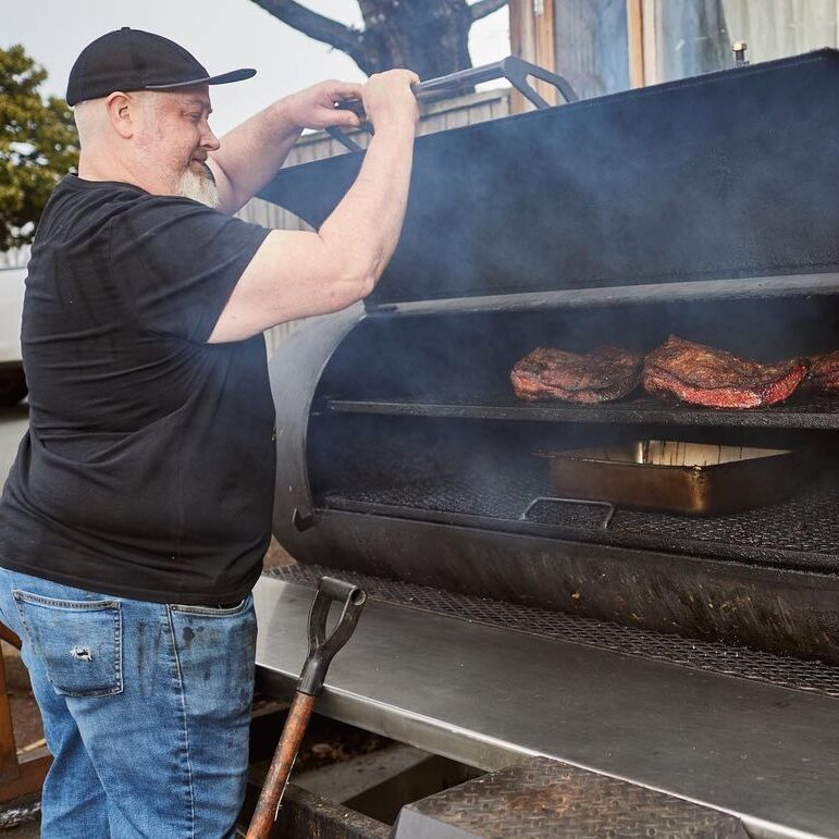 Vision BBQ smoker for food truck