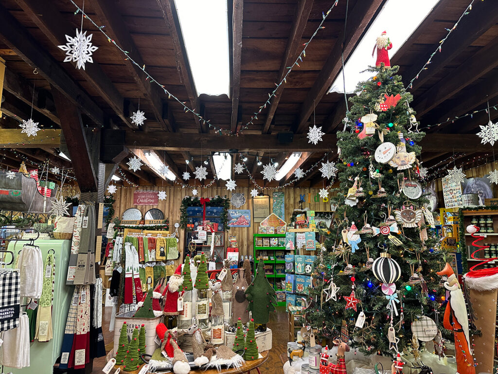 A Christmas Market at Carter Mountain Orchard.