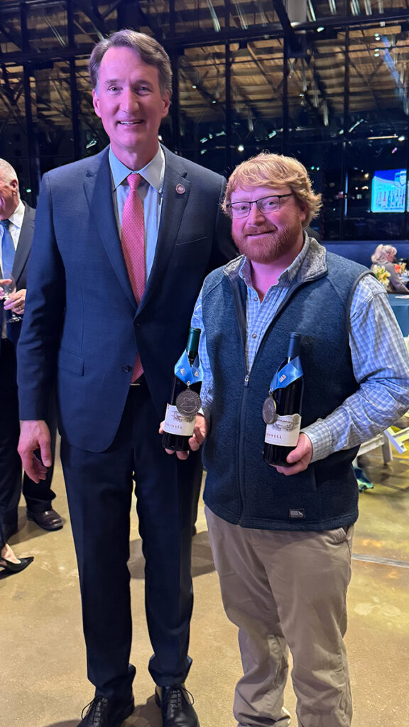 Henry Chiles with VA Governor Ralph Northam.