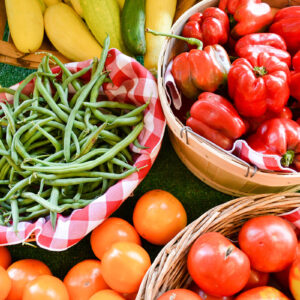 An assortment of freshly harvested vegetables.